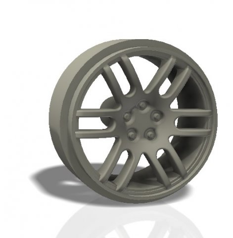 6 u spokes rim - print model 3d print model Modèles 3D en vedette .c4d .max .obj .3ds .fbx .stl .blend 