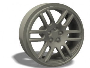 6 u spokes rim - print model 3d print model 3D 프린트 모델