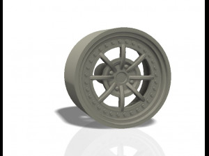 classic 8 spokes rim - print model 3D-Druckmodell