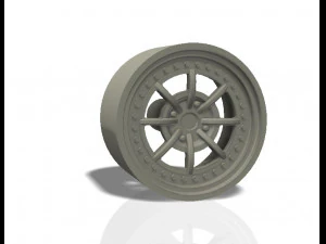 klassische 8-Speichen-Felge – Druckmodell 3D Druckmodell
