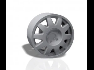 10-Speichen-Felge – Druckmodell 3D-Druckmodell 3D Druckmodell