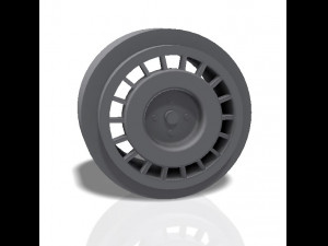 18 spokes rim - print model 3d print model 3D-Druckmodell