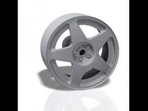 5 स्पोक रिम - प्रिंट मॉडल 3डी प्रिंट मॉडल 3D प्रिंट मॉडल