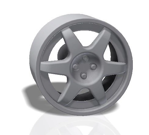6 spokes rim - print model 3d print model 3D Print Model .c4d .max .obj .3ds .fbx .stl .blend 