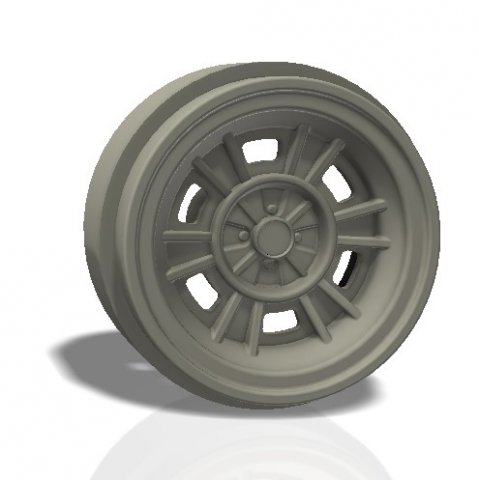6 spokes rim - print model 3d print model Modelo de impresión 3D .c4d .max .obj .3ds .fbx .stl .blend 