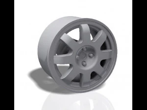 8 प्रवक्ता रिम - प्रिंट मॉडल 3डी प्रिंट मॉडल 3D प्रिंट मॉडल