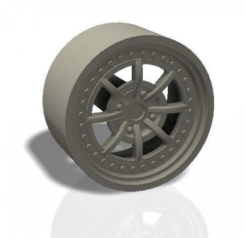 8 spokes rim - print model 3d print model Model Cetak 3D .c4d .max .obj .3ds .fbx .stl .blend
