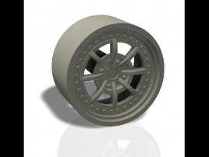8 spokes rim - print model 3d print model 3D 프린트 모델