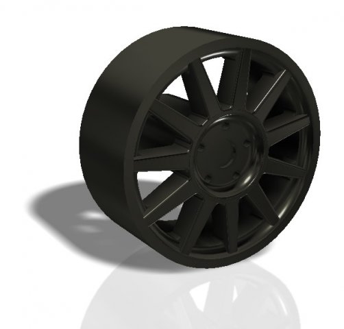 11 spokes rim - print model 3d print model 3D 打印模型 .c4d .max .obj .3ds .fbx .stl .blend 
