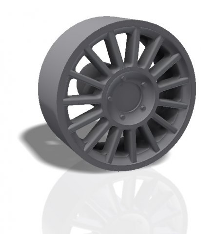 15 spokes rim - print model 3d print model 3D Print Model .c4d .max .obj .3ds .fbx .stl .blend 