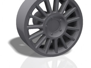 15 spokes rim - print model 3d print model Modèles 3D en vedette