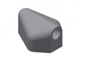 citroen mehari rearview support left-right 3D 프린트 모델