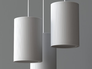 cylinderical pendant light Modelo 3D
