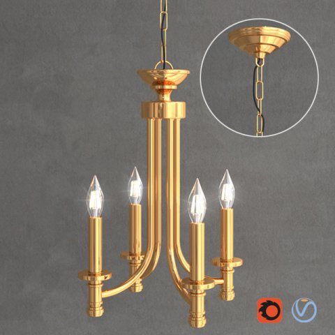 traditional chandelier Modèle 3D .c4d .max .obj .3ds .fbx .stl .blend 