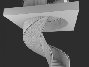 spiral staircase 3Dモデル