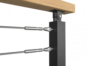 modern railing 002 3D Model