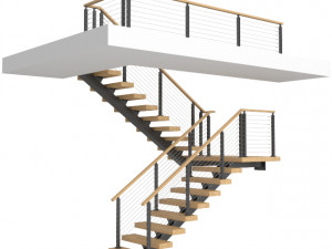 modern stairs 3D Model