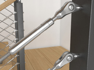modern stairs Modèle 3D