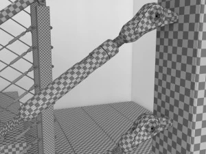 modern stairs 3D Model