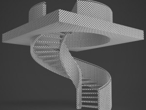 spiral staircase 02 Modèle 3D