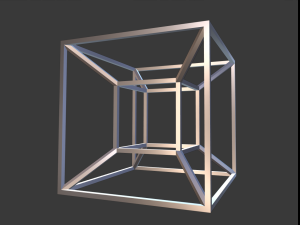 tesseract hypercube 3D Model