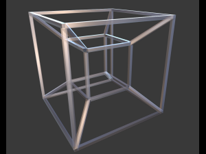 tesseract hypercube 3D Model