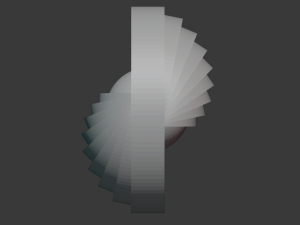 sphere with rotated concentric rings 3D 프린트 모델