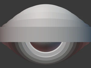 sphere with rotated concentric rings 3D Print Model