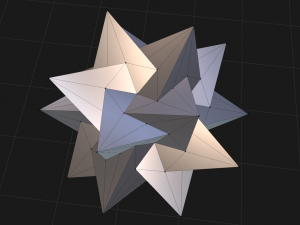 5 tetrahedron star shaped icosahedron dodecahedron 3D Print Model