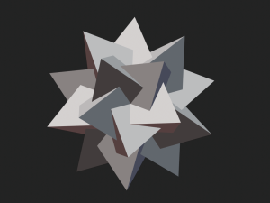 5 tetrahedron star shaped icosahedron dodecahedron 3D Print Model