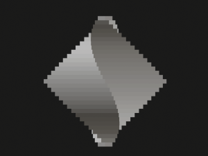 double pyramid spiral vortex octahedron 3D 프린트 모델