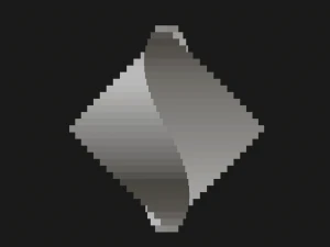 double pyramid spiral vortex octahedron 3D Print Model