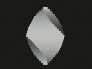 double pyramid spiral vortex octahedron 3D 프린트 모델