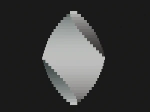 double pyramid spiral vortex octahedron 3D Print Model