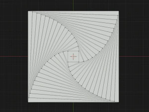 double pyramid spiral vortex octahedron 3D Print Model