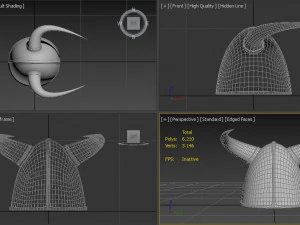 viking helmet 3D Model