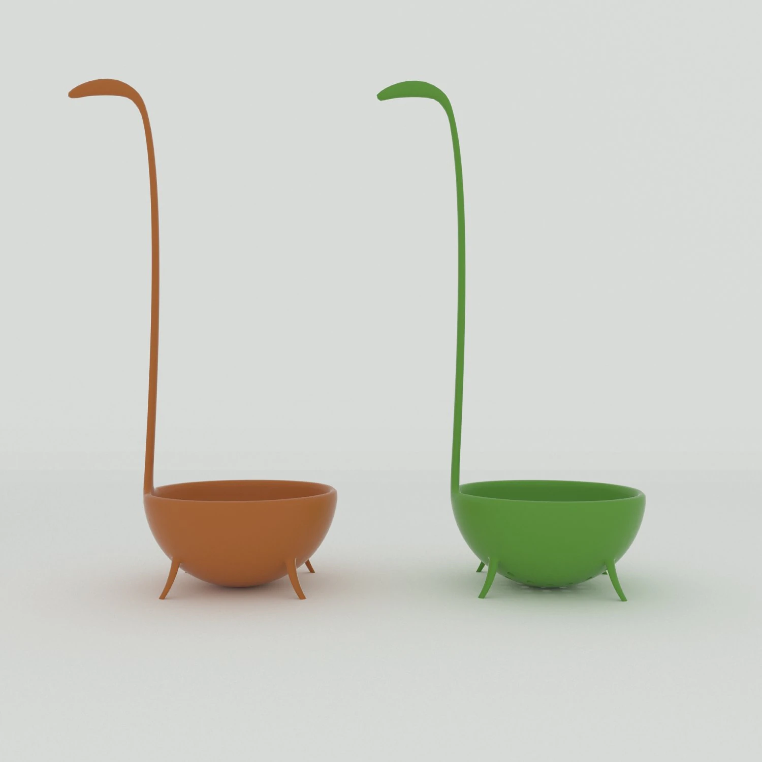 cucharones y cucharas de dinosaurio 3D Model .c4d .max .obj .3ds .fbx .stl .blend 