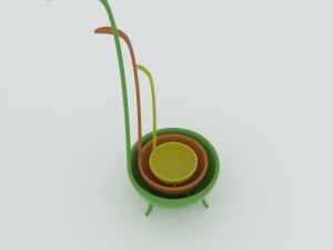 cucharones y cucharas de dinosaurio 3D Model