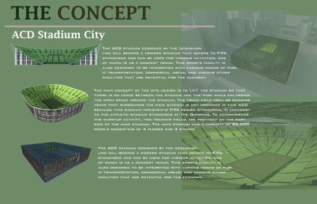 struktur stadium 3D-Modell .c4d .max .obj .3ds .fbx .stl .blend 