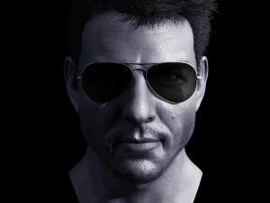 semejanza de tom cruise Modelo 3D
