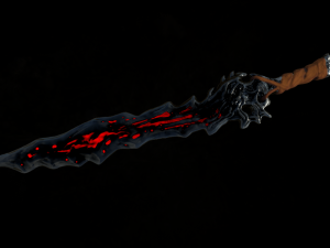 demon sword 3D-Modell