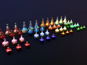 potion pack 3D Model
