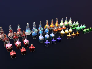 potion pack 3D Model