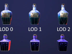 potion pack 3D Model