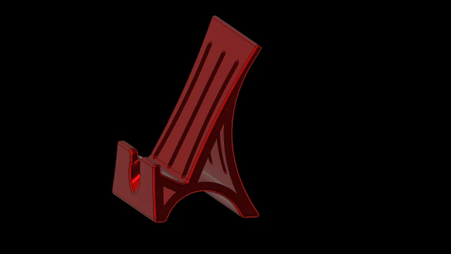 फ़ोन धारक 3D प्रिंट मॉडल .c4d .max .obj .3ds .fbx .stl .blend