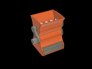 of herb grinder small -54x50x75 mm 3D Print Model