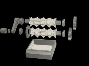 of herb grinder small -54x50x75 mm Modelo de Impressão 3D