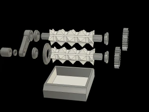 of herb grinder small -54x50x75 mm 3D Print Model