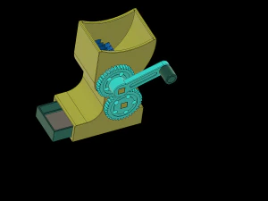 moedor de ervas grande Modelo de Impressão 3D