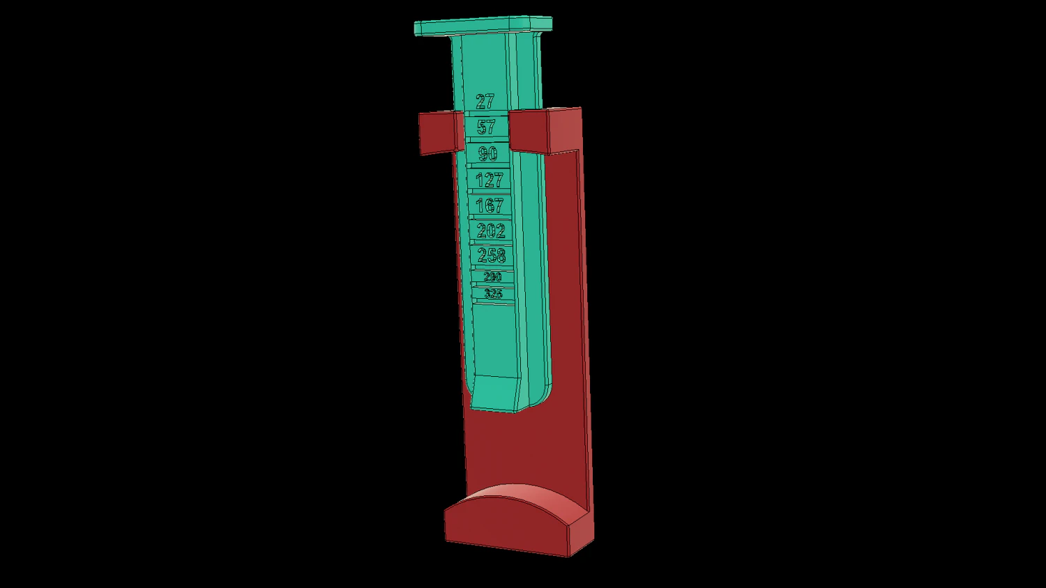 filament counter 3D Print Model .c4d .max .obj .3ds .fbx .stl .blend 